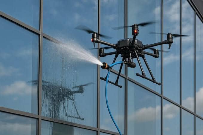 Lavado de Alturas con Drone